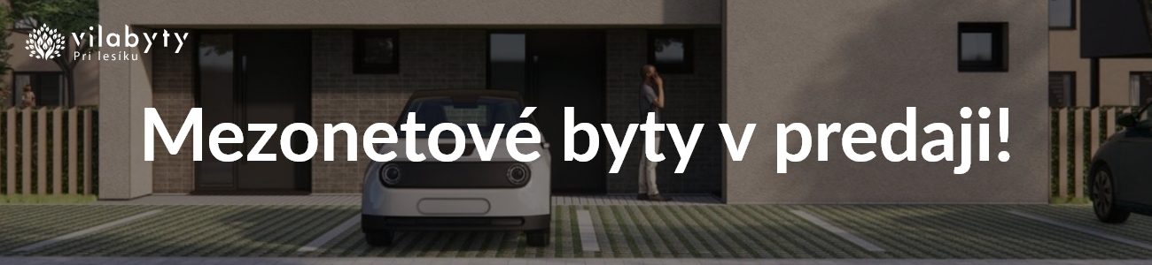 Mezonetove byty vpredaji